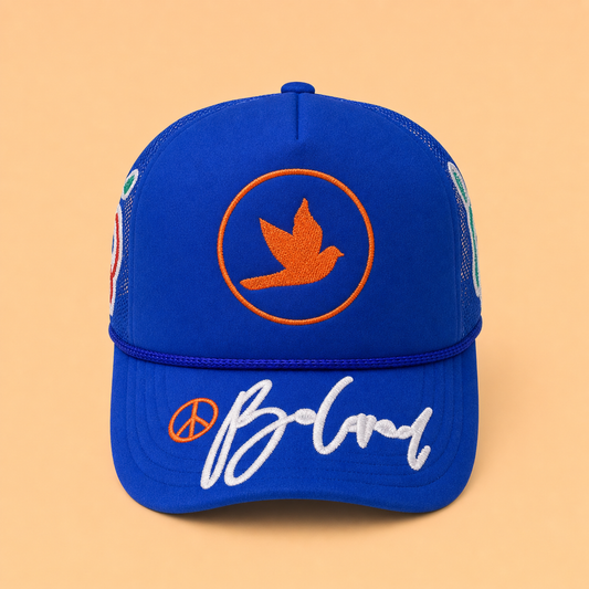 Peace Beloved Foam Mesh Snap