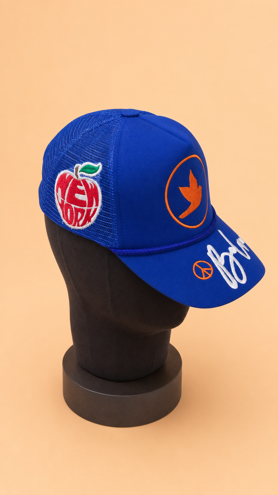 Peace Beloved Foam Mesh Snap